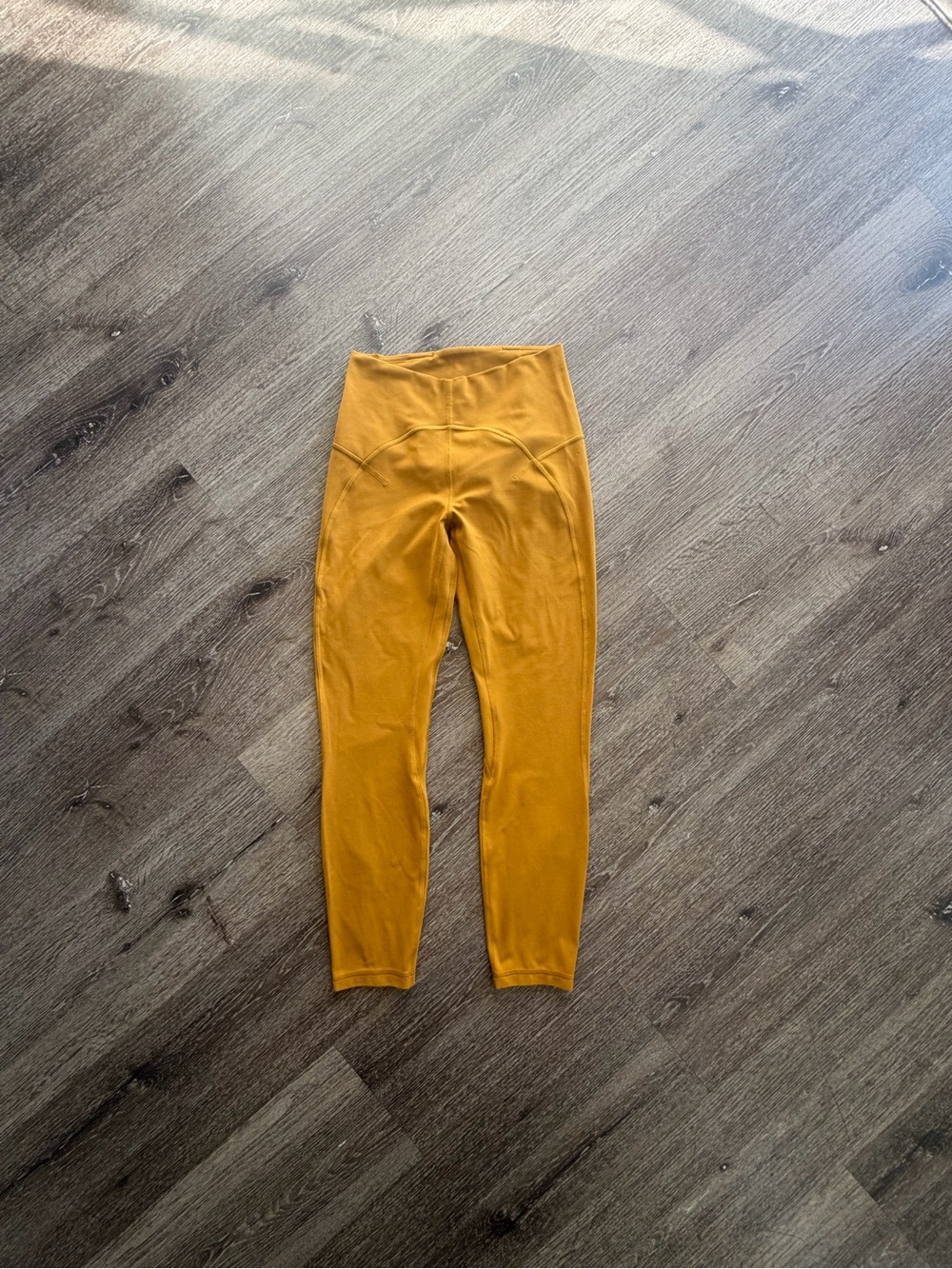 lululemon athletica Mustard High-Rise Leggings
